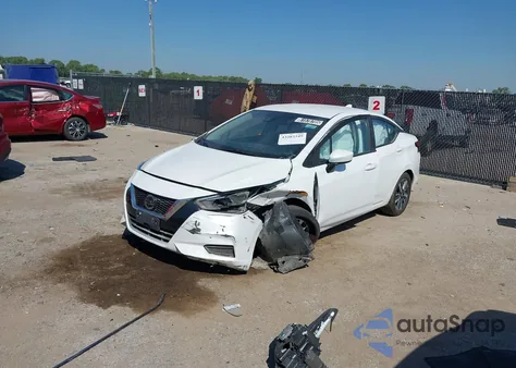 2022 Nissan Versa 1.6 Sv Xtronic Cvt из США, поврежденный, VIN 3N1CN8EV7NL856295